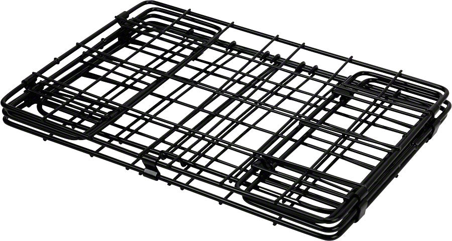 NEW Wald 582 Folding Pannier Basket for Rear Rack: Gloss Black