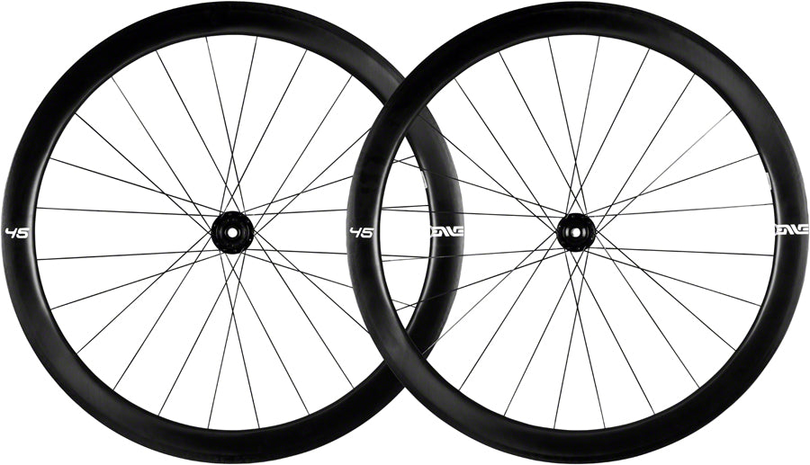 NEW ENVE Composites 45 Foundation Wheelset - 700, 12 x 100/142mm, Center-Lock, XDR, Black