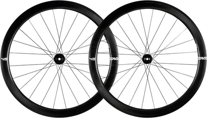 NEW ENVE Composites 45 Foundation Wheelset - 700, 12 x 100/142mm, Center-Lock, XDR, Black - Around the Cycle