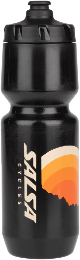 NEW Salsa Dawn Patrol Purist Water Bottle - Black, Orange, 26oz