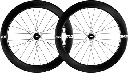 NEW ENVE Composites 65 Foundation Wheelset - 700, 12 x 100/142mm, Center-Lock, XDR, Black - Around the Cycle