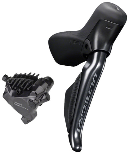 NEW Shimano Ultegra ST-R8170/BR-R8170 Di2 Shift/Brake Lever and Hydraulic Disc Caliper - Right/Rear 2x12-Speed Flat Mount Black