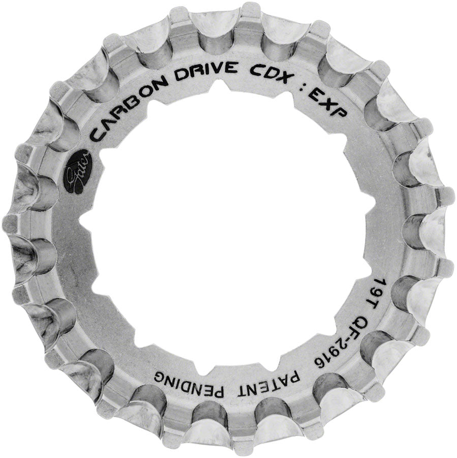 NEW Gates Carbon Drive CDX:EXP Centerlock Rear Sprocket - 21t, Rohloff Splined, Silver - Around the Cycle