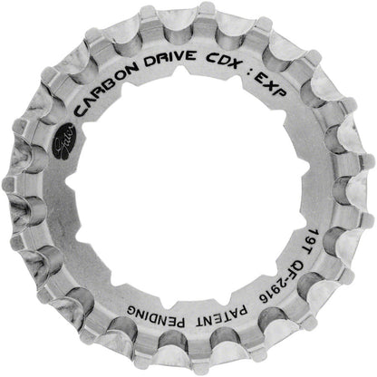 NEW Gates Carbon Drive CDX:EXP Centerlock Rear Sprocket - 21t, Rohloff Splined, Silver - Around the Cycle
