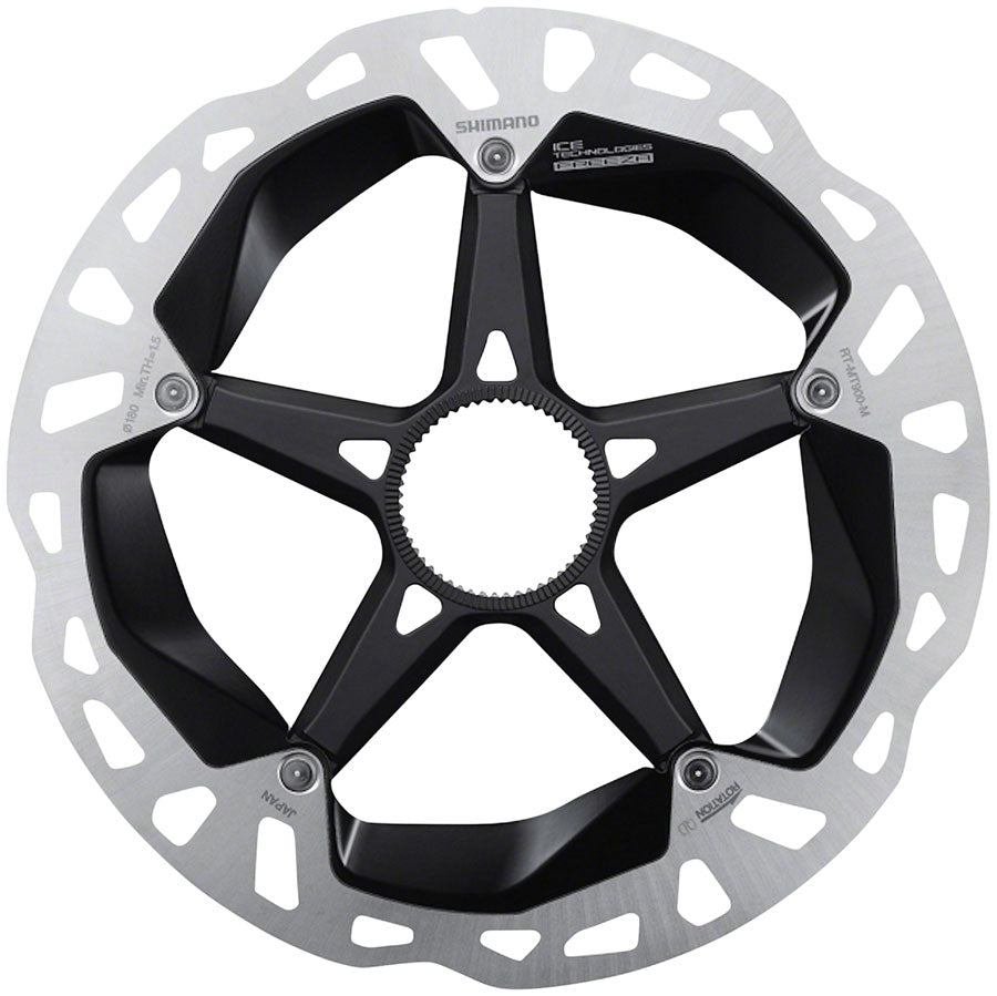 NEW Shimano XTR RT-MT900-M Disc Brake Rotor - 180mm, Center Lock, Silver/Black