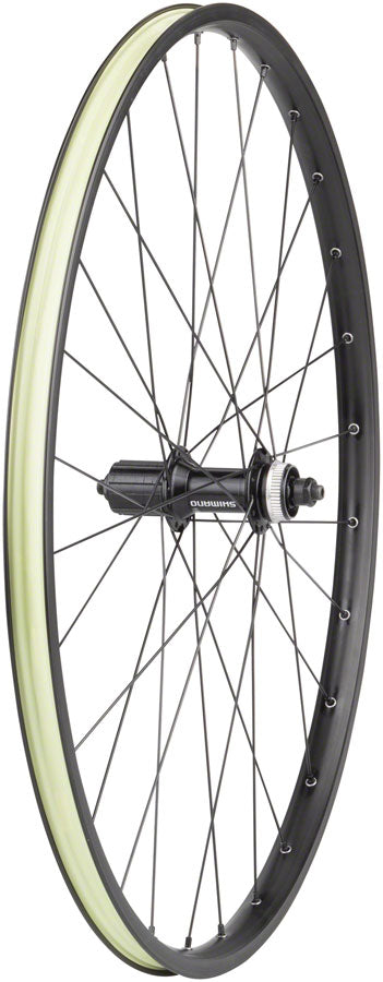 NEW Quality Wheels Value Double Wall Series Disc Rear Wheel - 650b, QR x 135mm, Center-Lock, HG 11, Black - Around the Cycle