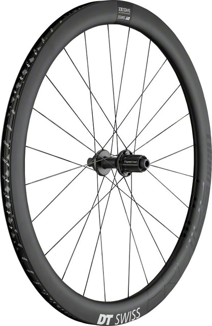 NEW DT Swiss ERC 1100 DiCut 47 Rear Wheel - 700c, 12 x 142mm/QR x 135mm, 6-Bolt/Center-Lock, HG 11 Road/XDR, Black - Around the Cycle