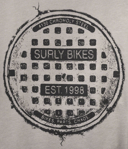 NEW Surly The Ultimate Frisbee Men's T-Shirt - Grey 2X-Large - Around the Cycle