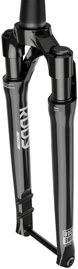 NEW RockShox RUDY Ultimate XPLR Race Day Suspension Fork - 700c 40 mm 12 x 100 45 mm Offset Gloss Black A1 - Around the Cycle