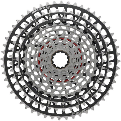 NEW SRAM XX SL Eagle T-Type XS-1299 Cassette - 12-Speed, 10-52t, For XD Driver, Silver/Black - Around the Cycle