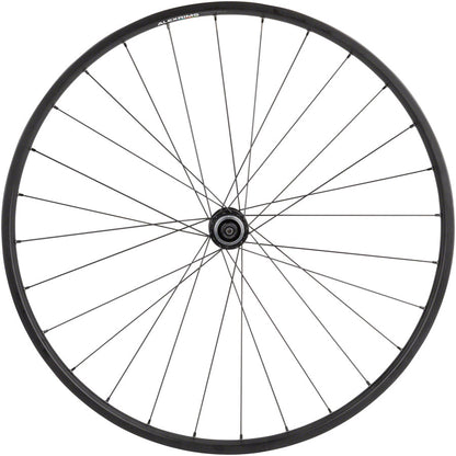 NEW Quality Wheels Value Double Wall Series Disc Front Wheel - 650b, QR x 100mm, Center-Lock, Black - Around the Cycle