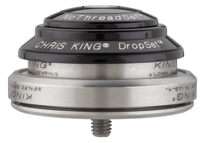 NEW Chris King DropSet 3 Headset, 41/52mm, Black - Around the Cycle
