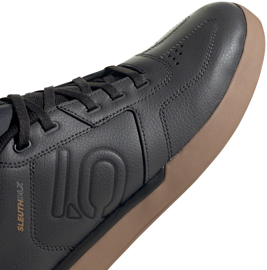 NEW Five Ten Sleuth DLX Mid Flat Shoe  -  Men's Grey Six/Core Black/Gum M2 8