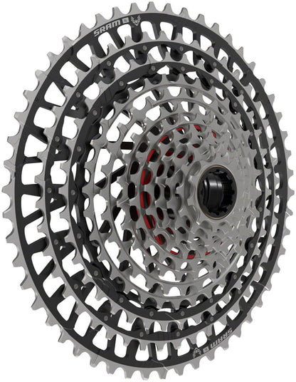 NEW SRAM XX SL Eagle T-Type XS-1299 Cassette - 12-Speed, 10-52t, For XD Driver, Silver/Black - Around the Cycle
