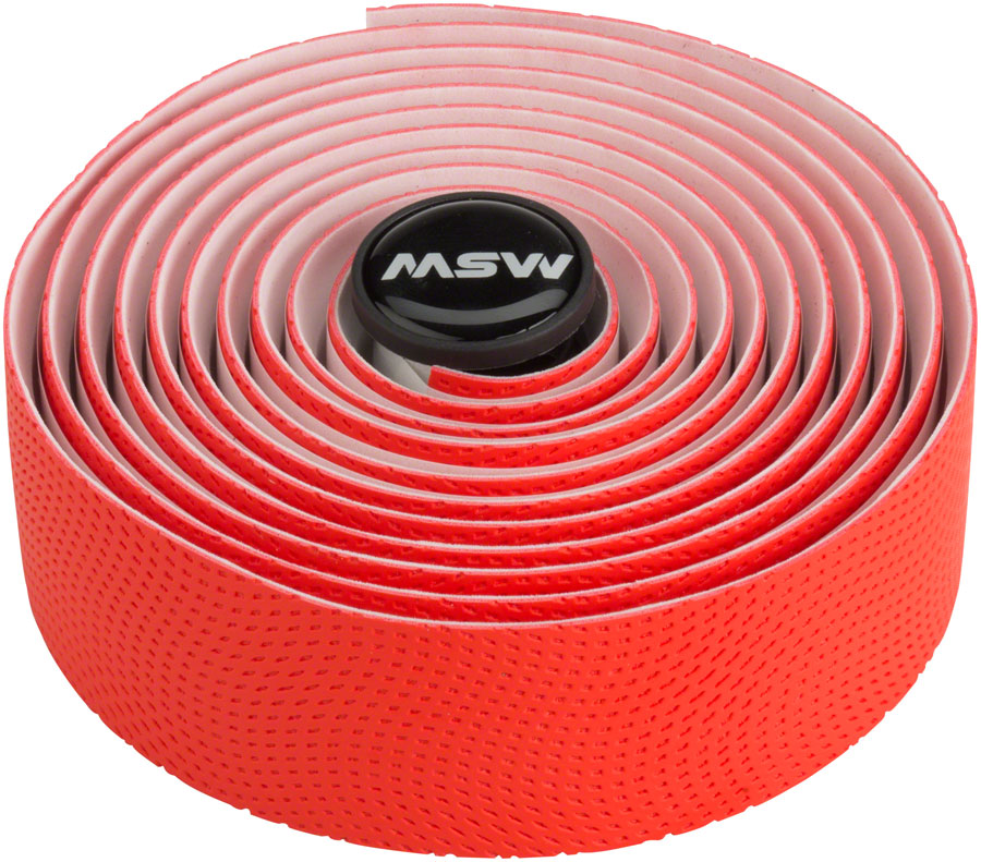 NEW MSW HBT-210 Anti-Slip Gel Handlebar Tape - Red
