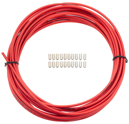 NEW Jagwire 5mm Sport Brake Housing with Slick-Lube Liner 10M Roll, Red - Around the Cycle