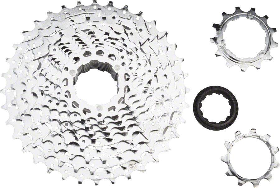 NEW microSHIFT H10 10-Speed Cassette 11-36t, Silver, Chrome Plated