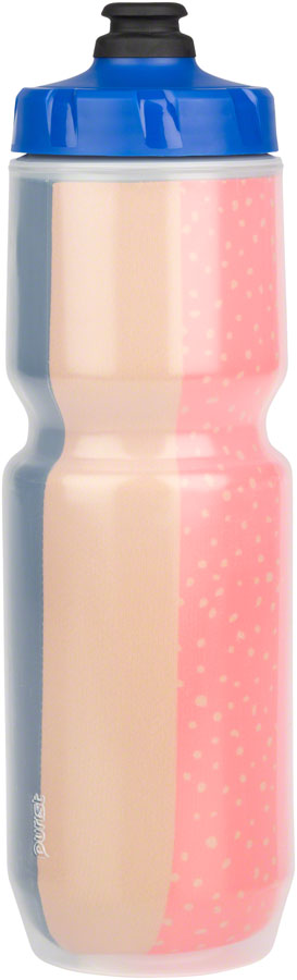 NEW Salsa Team Polytone Purist Insulated Water Bottle - Dark Blue, Blue, w/ Stripes, 23oz - Around the Cycle