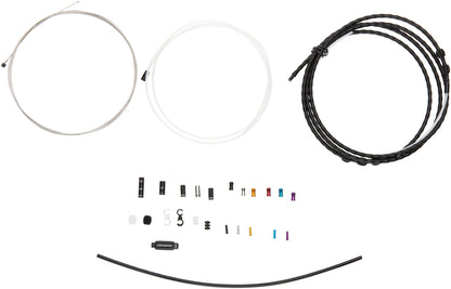 NEW Jagwire 1x Elite Link Shift Cable Kit SRAM/Shimano with Polished Ultra-Slick Cable, Black
