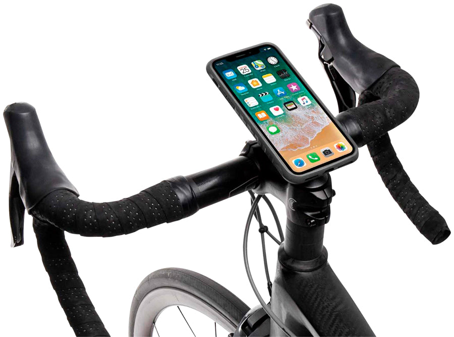 NEW Topeak Ridecase with Mount - Fits iPhone XR, Black/Gray