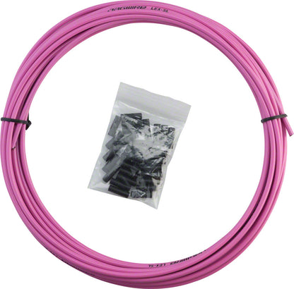 NEW Jagwire 4mm Sport Derailleur Housing with Slick-Lube Liner 10M Roll, Pink - Around the Cycle