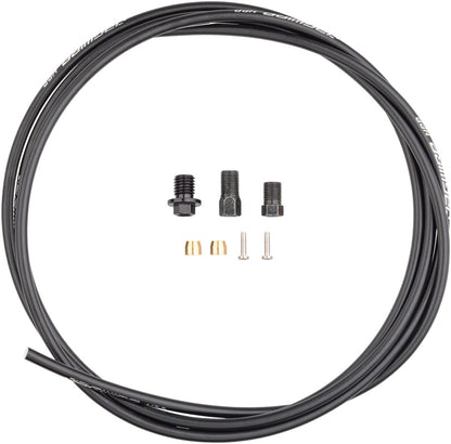 NEW Jagwire Sport Mineral Oil Hydraulic Hose Kit for Shimano Dura Ace, Ultegra, 105, GRX, 2000mm, Black - Around the Cycle