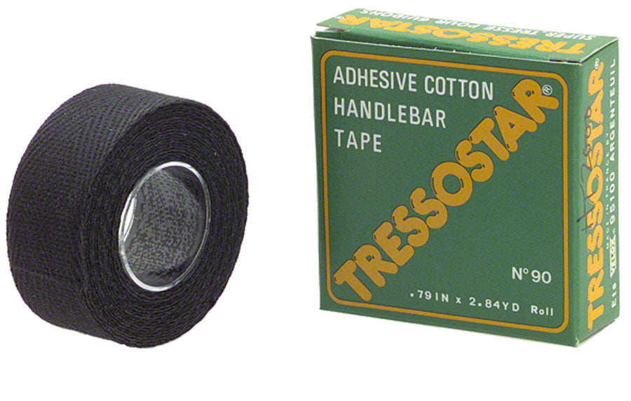 NEW Tressostar Cotton Bar Tape - Black  Box of 10