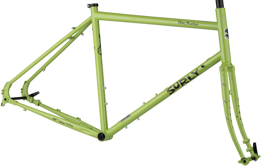 NEW Surly Disc Trucker Frameset - Pea Lime Soup 26 Touring Frame