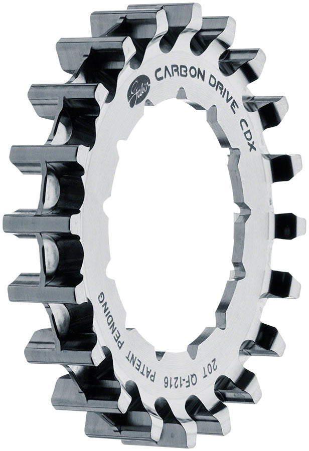 NEW Gates Carbon Drive CDX:EXP Centerlock Rear Sprocket - 20t, Rohloff Splined, Silver - Around the Cycle