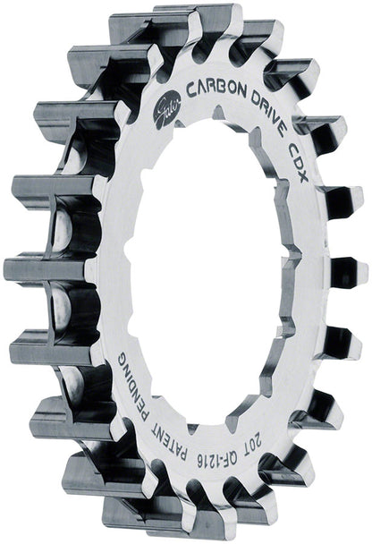NEW Gates Carbon Drive CDX:EXP Centerlock Rear Sprocket - 20t, Rohloff Splined, Silver - Around the Cycle