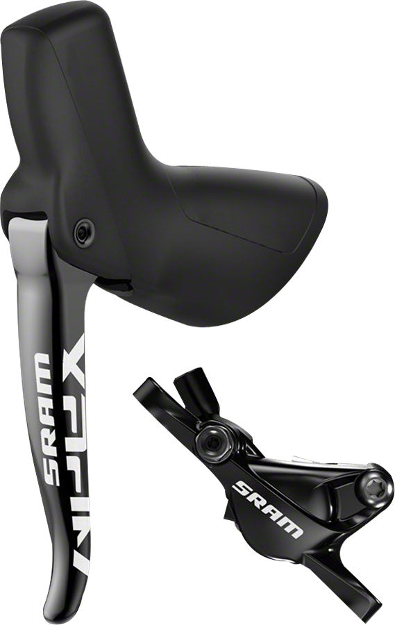 NEW SRAM Apex 1 Disc Brake and Lever - Front, Hydraulic, Post Mount, Black, A1