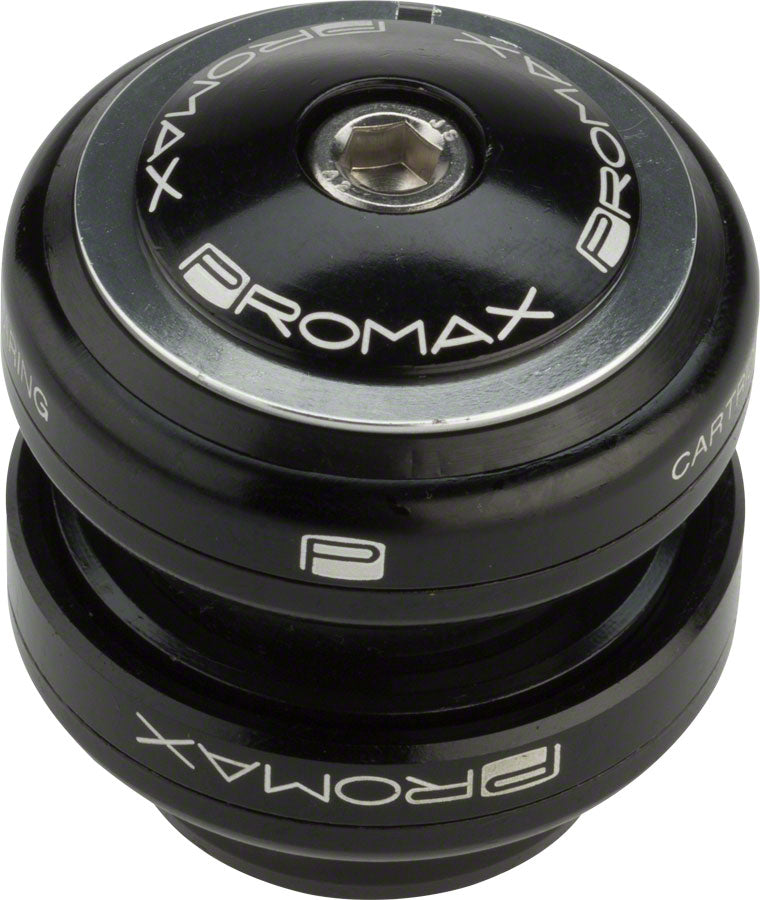 NEW Promax PI-2 Steel Sealed Bearing 1" Press in Headset Black