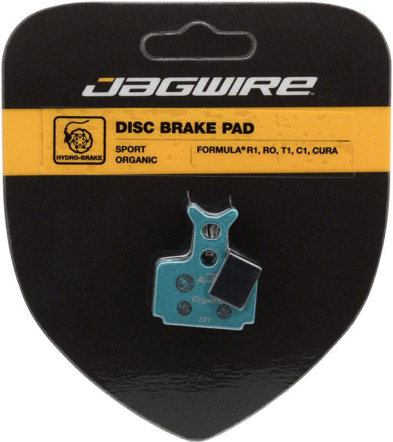NEW Jagwire Sport Organic Disc Brake Pads - For Formula C1, CR3, Cura, Mega, R1/R1R, RO/ROR, RX, and T1