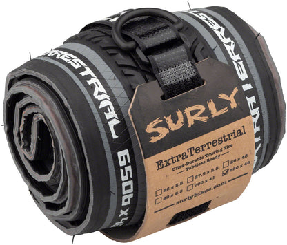 NEW Surly ExtraTerrestrial Tire Surly ExtraTerrestrial Tire - 650b x 46, Tubeless, Folding, Black/Slate, 60tpi - Around the Cycle
