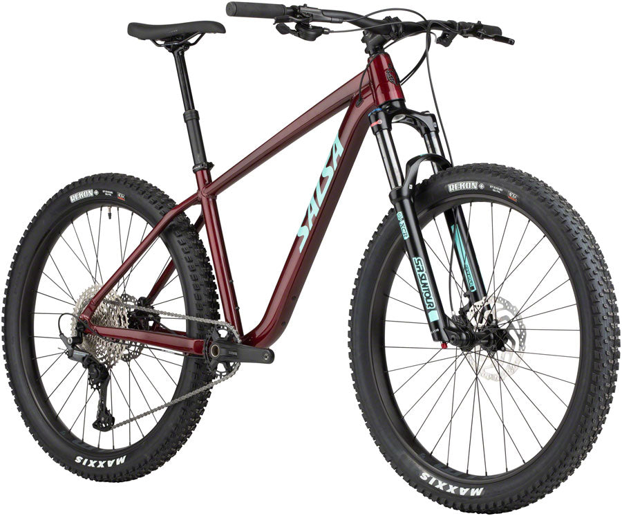 NEW Salsa Rangefinder Deore 12 27.5+ - Dark Red Hardtail Mountain Bike