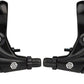 NEW Promax FS-378 Brake Lever Set - Short Pull, 2-Finger, Tooled Reach Adjust, For U and Caliper Brakes, Black
