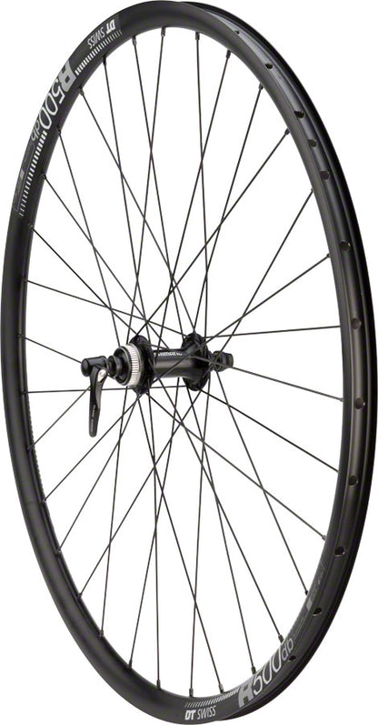 NEW Quality Wheels RS505 / DT R500 Disc Front Wheel 700, QR Black, Clincher - Around the Cycle