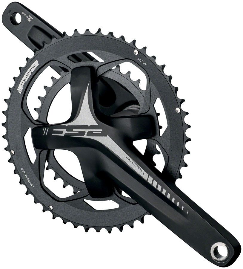 NEW FSA (Full Speed Ahead) Omega Crankset Full Ahead AGX Crankset - 175mm, 10/11-Speed, 30/46T, 120/90mm 386 EVO