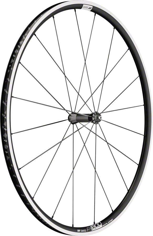 NEW DT Swiss P 1800 Spline Front Wheel - 700, QR x 100mm, Rim Brake, Black - Around the Cycle