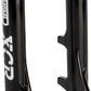 NEW SR Suntour XCR Air 24 Suspension Fork: 24", 1-1/8" Threadless Steerer, 63mm Travel, Disc, Black