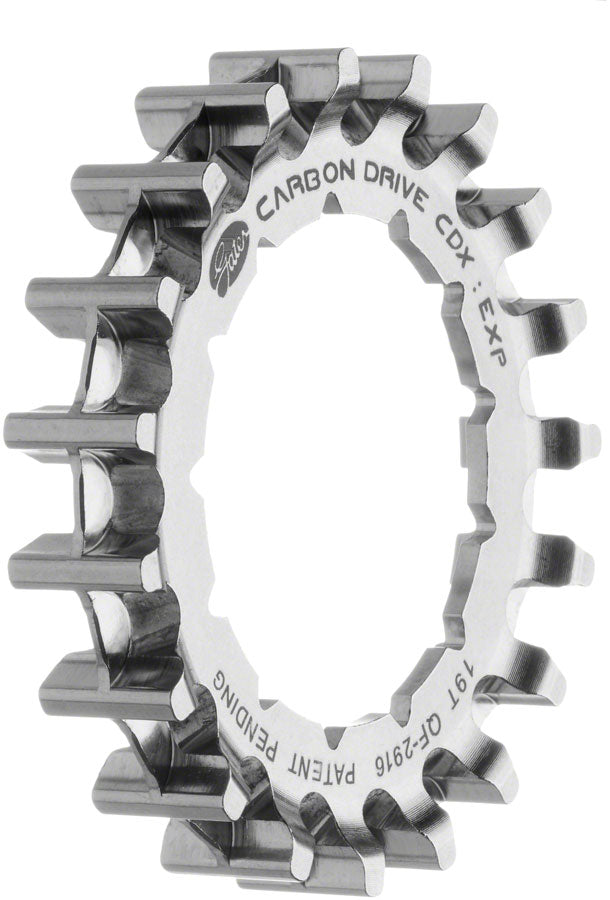 NEW Gates Carbon Drive CDX:EXP Centerlock Rear Sprocket - 21t, Rohloff Splined, Silver - Around the Cycle