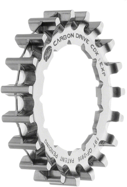 NEW Gates Carbon Drive CDX:EXP Centerlock Rear Sprocket - 21t, Rohloff Splined, Silver - Around the Cycle