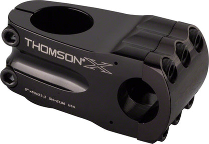 NEW Thomson BMX Stems Thomson Elite BMX Stem 50mm 7/8" +/- 0 degree Black - Around the Cycle