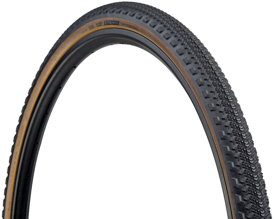 NEW Teravail Cannonball Tire - 700 x 38, Tubeless, Folding, Tan, Light and Supple - Around the Cycle
