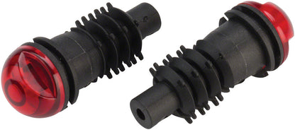 NEW MSW Bar End Lightset with Motion Sensor: Black/Red - Around the Cycle
