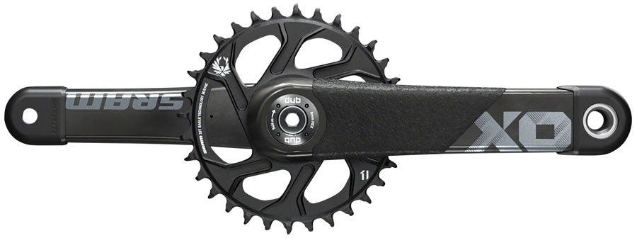 NEW SRAM X01 DH Crankset 165mm, For 83mm BSA and 104.5/107 PressFit, Black