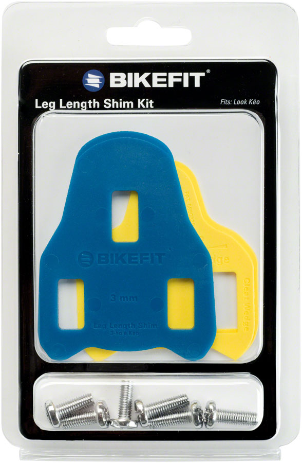 NEW Leg Length Shims - Look Keo Compatible 3-Hole, 3mm, 1-Pack Kit