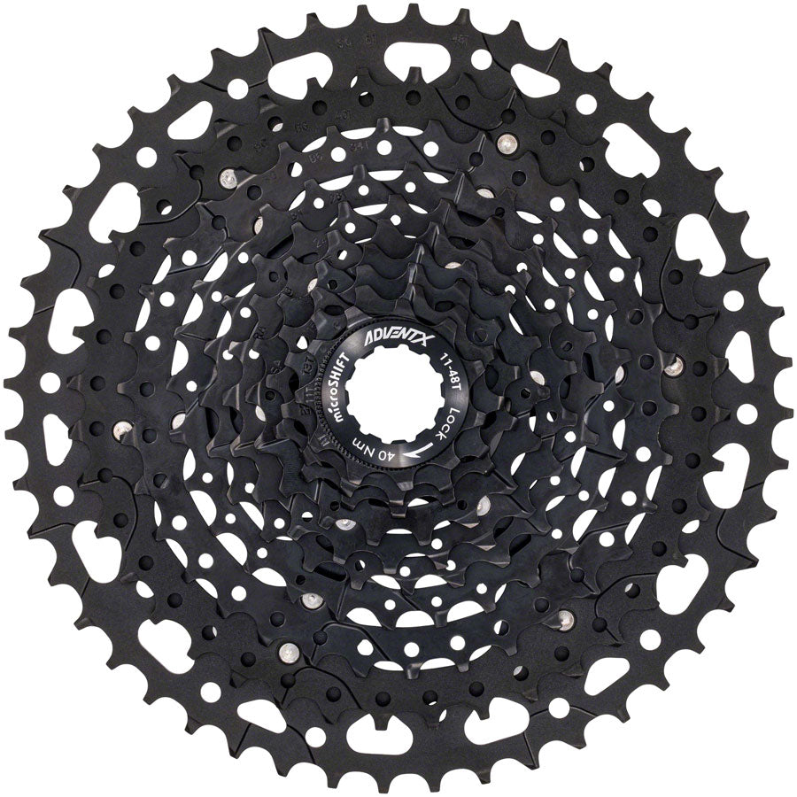 NEW microSHIFT ADVENT X Cassette 11-48t, Alloy Spider