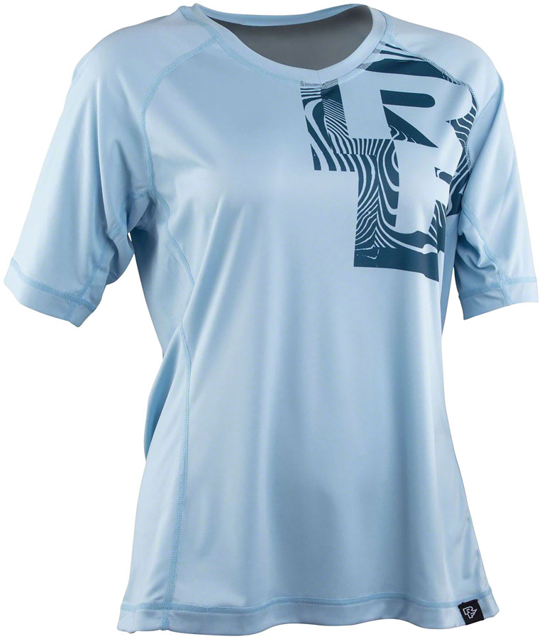 NEW RaceFace Nimby Jersey - Sky, Short Sleeve, Women's, Large - Around the Cycle