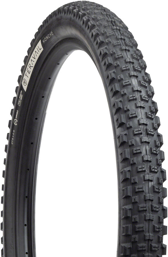 NEW Teravail Honcho Tire - 27.5 x 2.6, Tubeless, Folding, Black, Light and Supple, Grip Compound - Around the Cycle